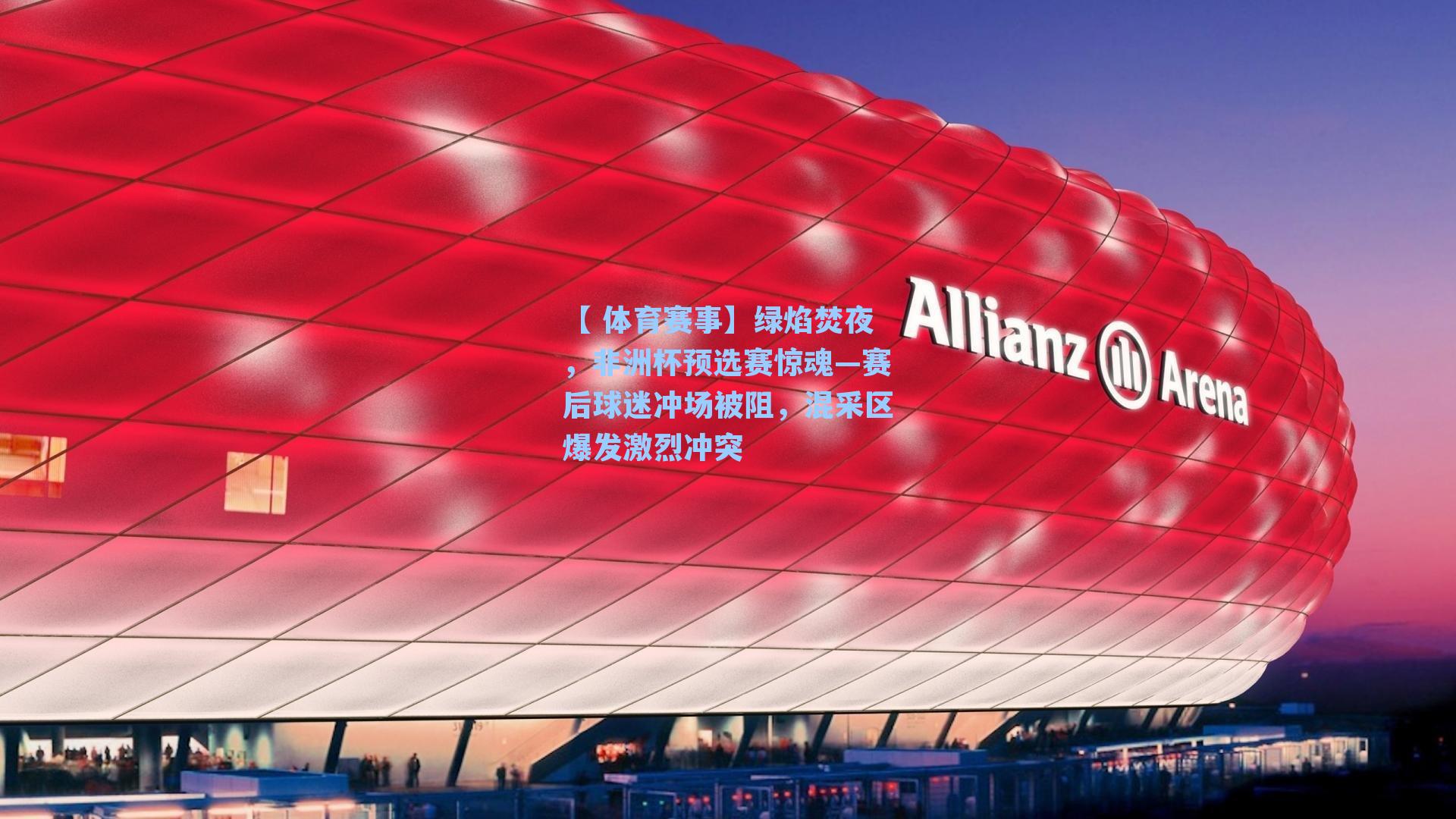 绿焰焚夜，非洲杯预选赛惊魂—赛后球迷冲场被阻，混采区爆发激烈冲突